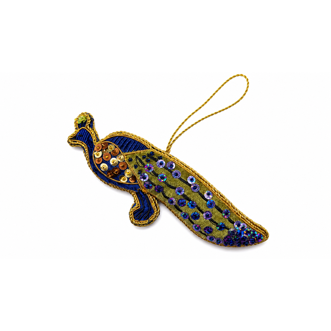 Peacock ornament