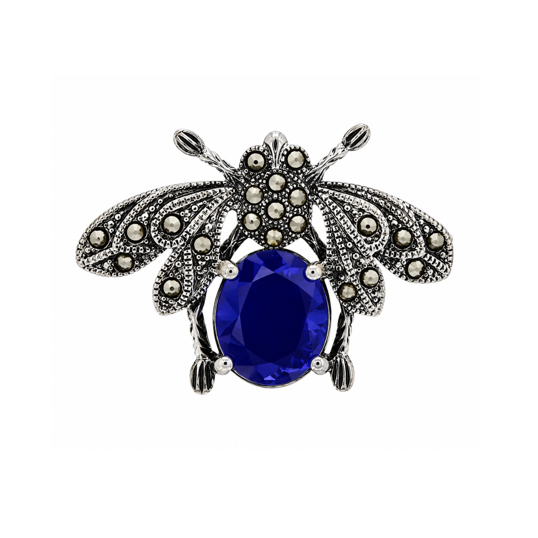 Broche Abejorro Zafiro