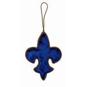 Blue Fleur-de-lis ornament