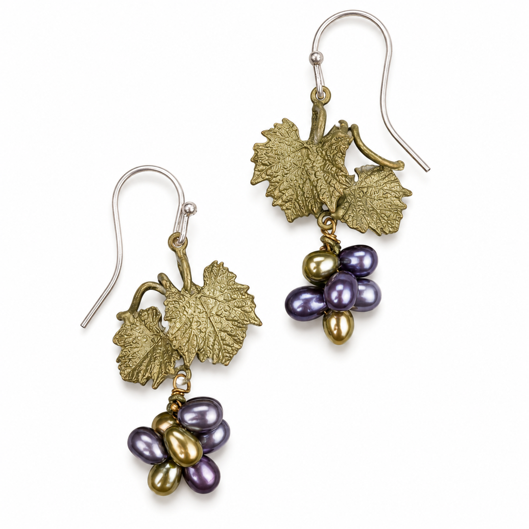 Pendientes Uvas