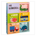 Load image into Gallery viewer, Mi librería. 6 libros de cartón con páginas texturadas