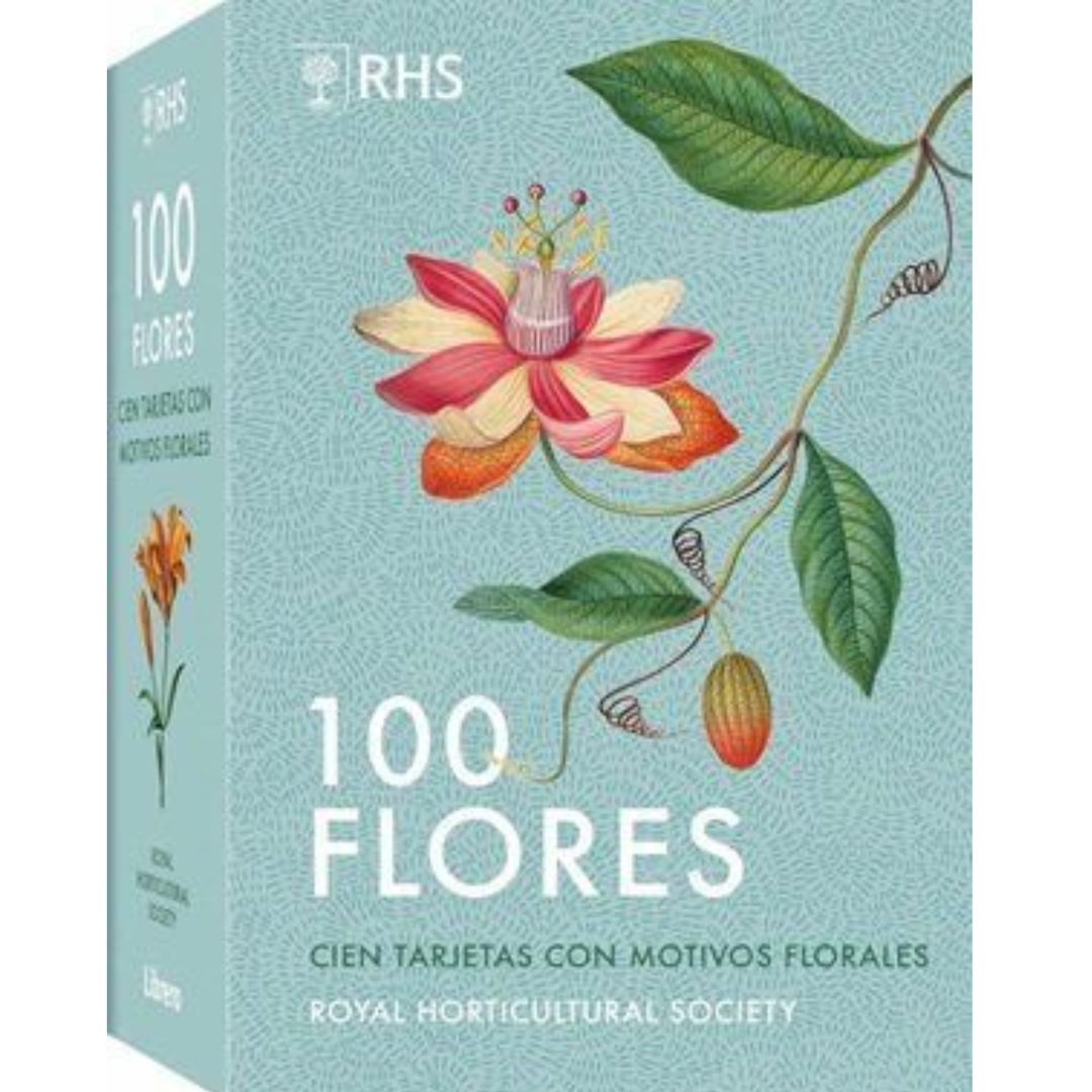 100 Flores. Cien tarjetas con motivos florales